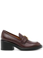 Chloé mocassins Marcie 60 mm en cuir - Marron