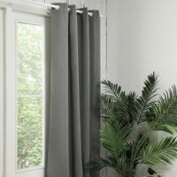 Gordijnen Verduisterend & Isolerend - Ringen - Lichtgrijs 250x300 Cm - - Dekbed-Discounter.nl