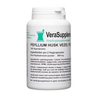 VeraSupplements Psyllium Husk Vezels 400 mg Capsules - thumbnail