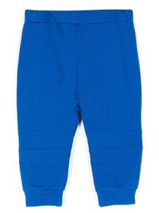 Balmain Kids pantalon de jogging à logo imprimé - Bleu