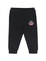 Moncler Enfant pantalon de jogging à logo imprimé - Bleu - thumbnail