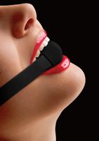 Elastic Ball Gag - Black - thumbnail