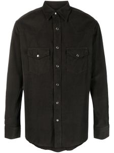 TOM FORD chemise en coton à manches longues - Marron