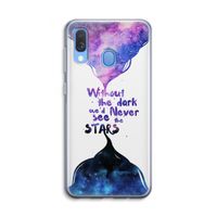 Stars quote: Samsung Galaxy A40 Transparant Hoesje
