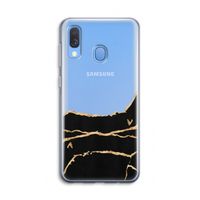 Gouden marmer: Samsung Galaxy A40 Transparant Hoesje