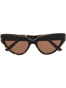 Balenciaga Eyewear lunettes de soleil à monture papillon - Marron