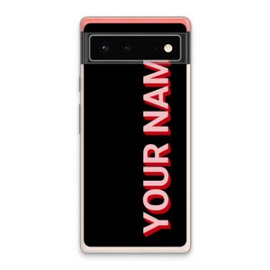 Namecase: Google Pixel 6 Transparant Hoesje