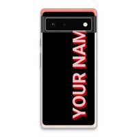 Namecase: Google Pixel 6 Transparant Hoesje