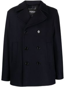 DONDUP manteau croisé à col cranté - Bleu