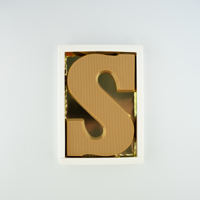 Chocoladeletter S karamel / toffee (200 gram)