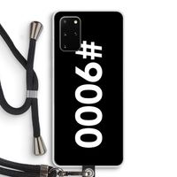 #9000: Samsung Galaxy S20 Plus Transparant Hoesje met koord