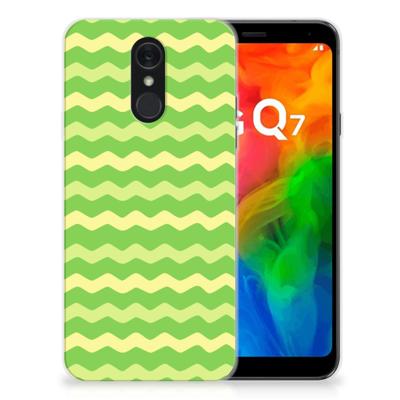 LG Q7 | TPU bumper | Waves Green