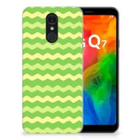 LG Q7 | TPU bumper | Waves Green