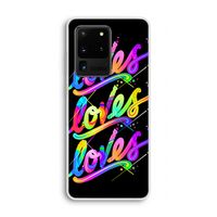 Loves: Samsung Galaxy S20 Ultra Transparant Hoesje Loves: Samsung Galaxy S20 Ultra Transparant Hoesje