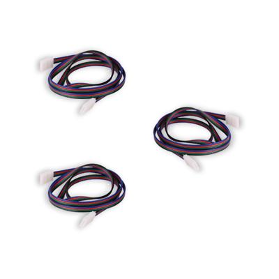 3x RGB Koppelstuk met kabel 50 cm soldeervrij
