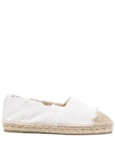 Castañer espadrilles à bout contrastant - Blanc