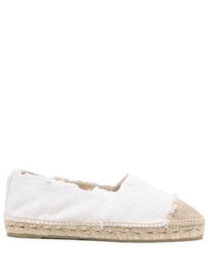 Castañer espadrilles à bout contrastant - Blanc