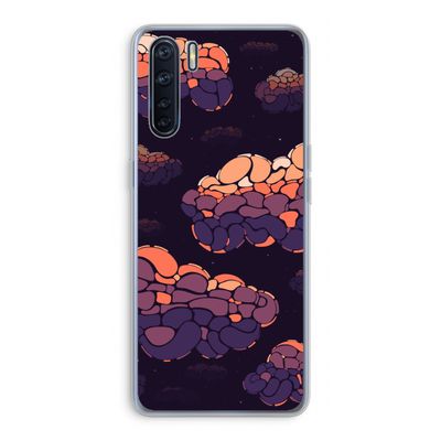 Patroon Wolken: Oppo A91 Transparant Hoesje