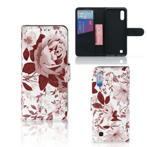 Hoesje Samsung Galaxy M10 Watercolor Flowers