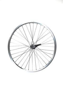 Shimano Achterwiel 28 inch 622 zilver remnaaf 13 dubbelwandig