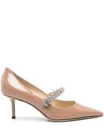 Jimmy Choo escarpins Bing 65 mm en dentelle - Rose