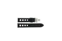 Horlogeband Tissot T0144211605701A / T600030781 Leder Zwart 19mm