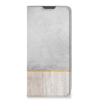 Xiaomi Redmi Note 11 Pro Book Wallet Case Wood Concrete - thumbnail