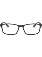 Prada Eyewear lunettes de vue Lifestyle à monture rectangulaire - Noir