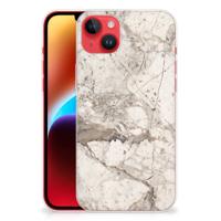 iPhone 14 Plus | TPU | Siliconen hoesje | Marmer Beige