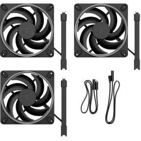 Fractal Design Momentum 14 RGB, 3-pack, Black