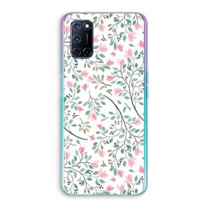 Sierlijke bloemen: Oppo A92 Transparant Hoesje
