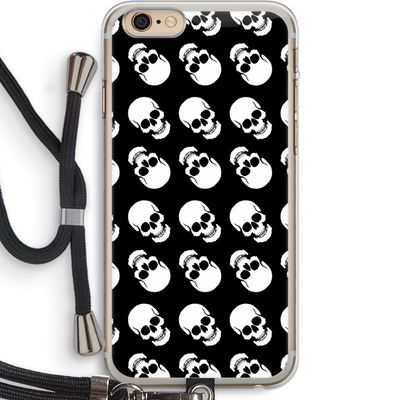 Musketon Skulls: iPhone 6 PLUS / 6S PLUS Transparant Hoesje met koord