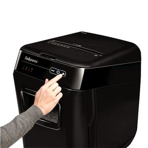 Fellowes AutoMax 200C papiervernietiger Kruisversnippering 23 cm Zwart