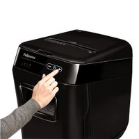 Fellowes AutoMax 200C papiervernietiger Kruisversnippering 23 cm Zwart - thumbnail