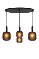 Lucide ELOISE - Hanglamp - 4xE27 - Zwart