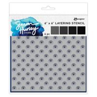 Ranger Ink Ranger • simon hurley create layering stencils polka dot assortment 4pcs