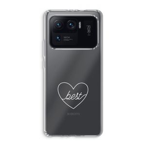 Best heart pastel: Xiaomi Mi 11 Ultra Transparant Hoesje