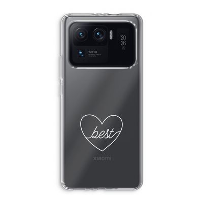 Best heart pastel: Xiaomi Mi 11 Ultra Transparant Hoesje