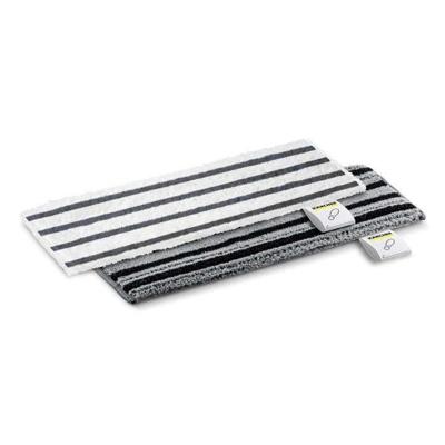 KARCHER - Set van 2 schurende microvezelmoppen voor EasyFix-vloermondstuk (1 schurend, 1 zeer schurend)