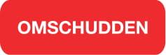 Blockland Strooketiket omschudden rood 30 x 7mm