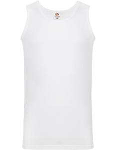 Fruit Of The Loom F260 Valueweight Athletic Vest - White - 5XL