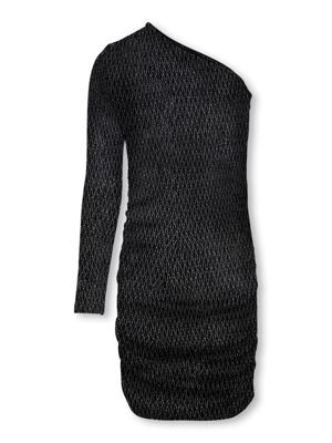 Kids ONLY winter jurk meisjes - zwart - KogQueen - regular fit, glitter