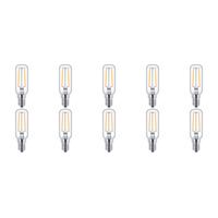 Philips LED Lampen Set van 10 - CorePro Filament T25L - E14 - 2.1W - Warm Wit 2700K