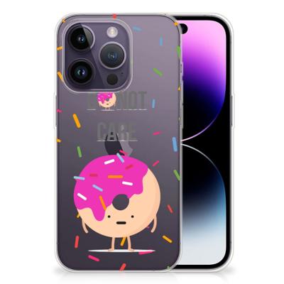 Apple iPhone 14 Pro | Siliconen Case | Donut Roze