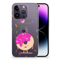 Apple iPhone 14 Pro | Siliconen Case | Donut Roze