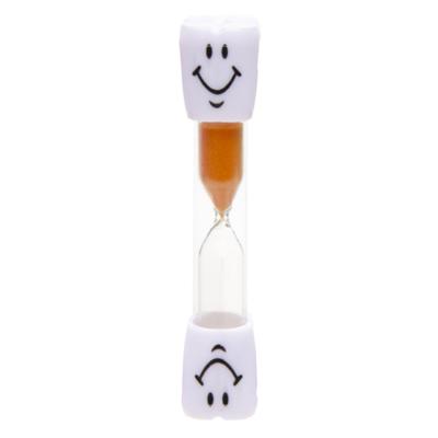 Zandloper/badkamer douche/spelletjes timer geel Smile Emoticon 3 minuten