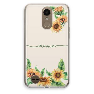 Zonnebloemen: LG K10 (2017) Transparant Hoesje