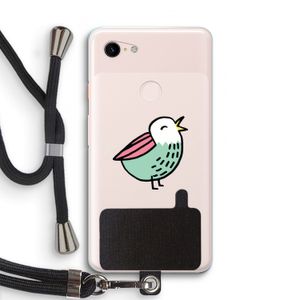 Birdy: Pixel 3 XL Transparant Hoesje met koord