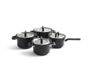 Flow Cool Black pannenset 4-delig