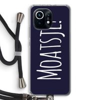 Moatsje!: Xiaomi Mi 11 Transparant Hoesje met koord